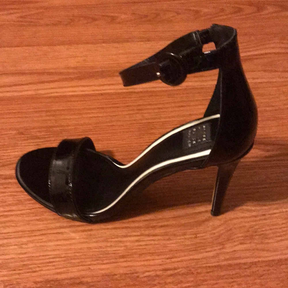 PATENT PLATFORM HEELS